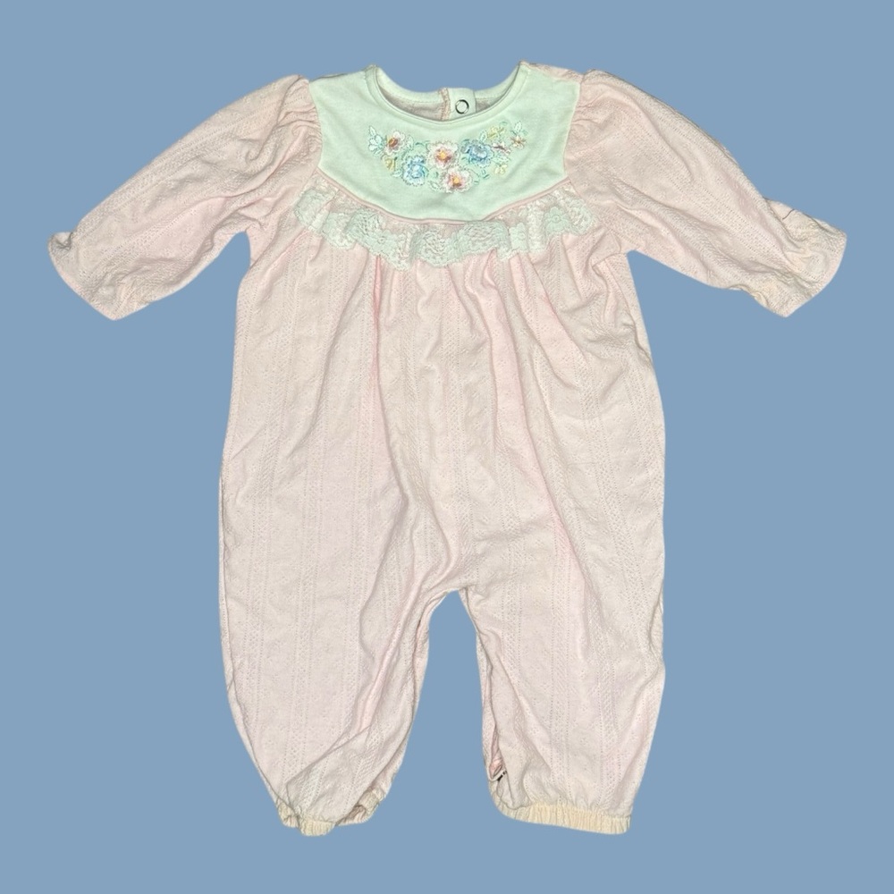 Healthtex Pink Floral Kids Onesie